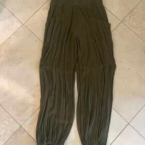 Olive Green Women's Pants